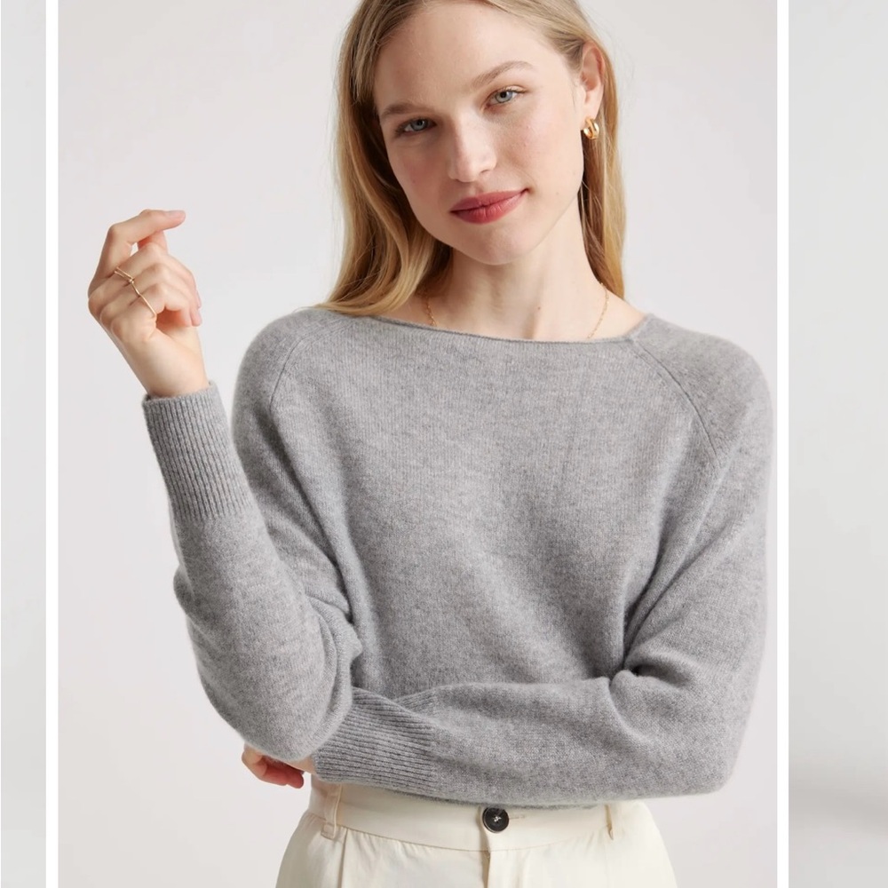 Quince Mongolian Cashmere Boatneck Sweater